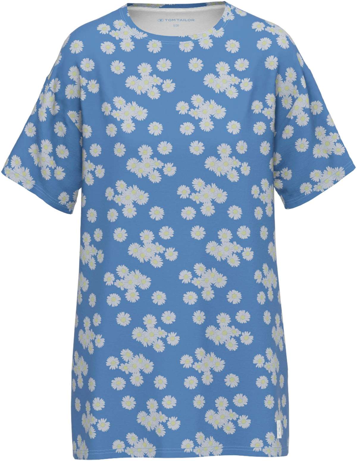 Ночная рубашка с цветочным принтом по всей поверхности