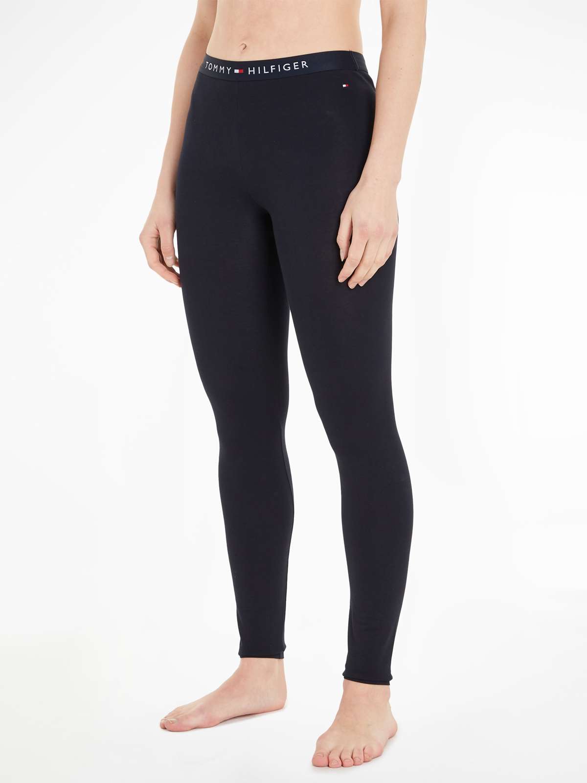 Леггинсы с надписью логотипа Tommy Hilfiger на поясе. LEGGING