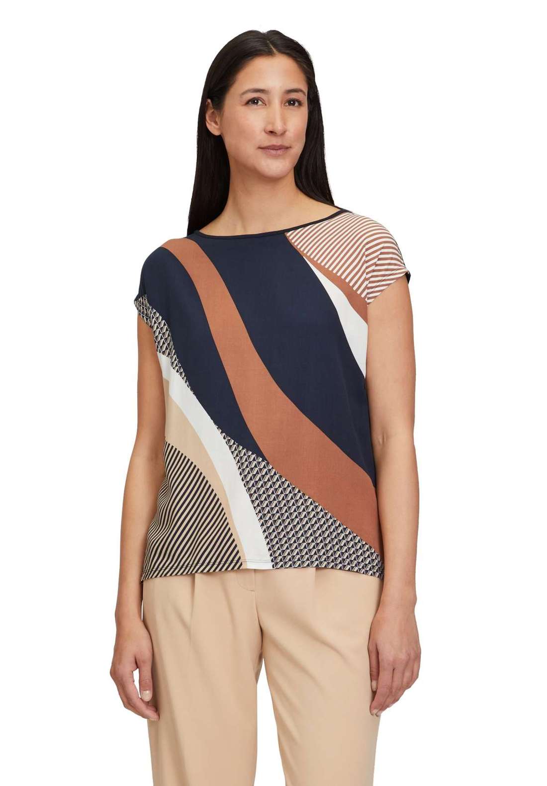 Рубашка с коротким рукавом Casual-Shirt mit Aufdruck