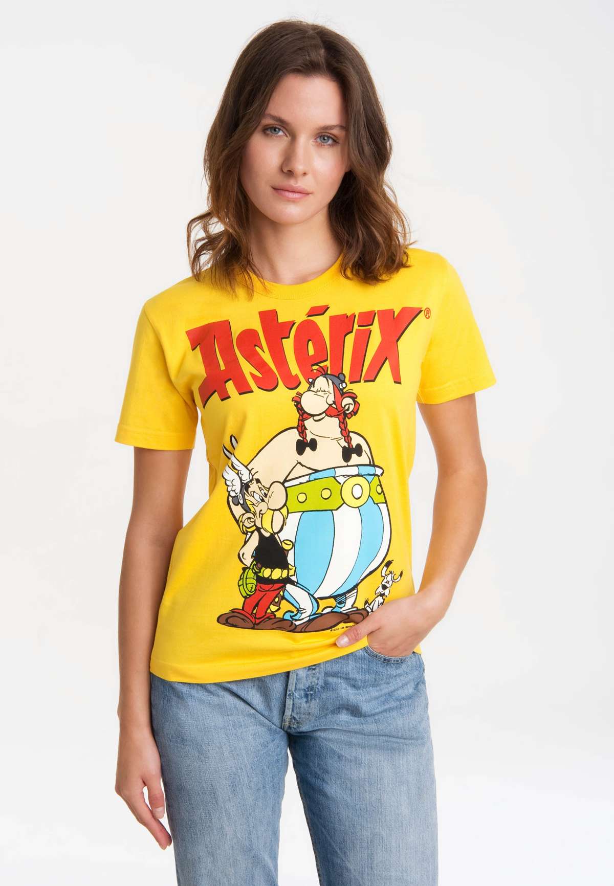 Футболка с лицензионным принтом Asterix der Gallier - Asterix & Obelix