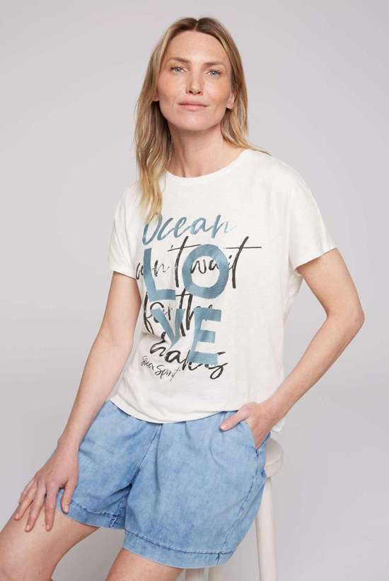 рубашка с круглым вырезом