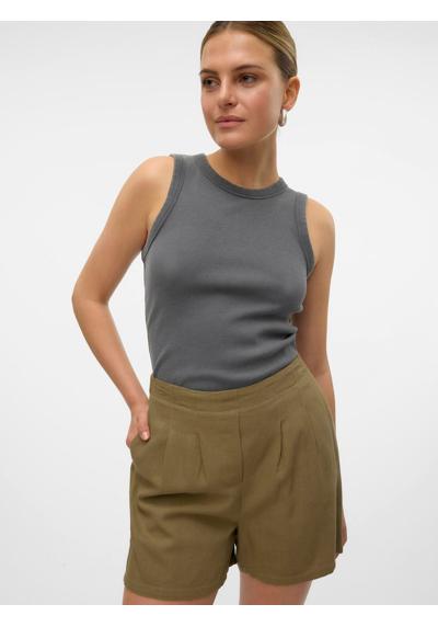 Майка в рубчик VMJANE SL WASHED RIB TOP JRS NOOS