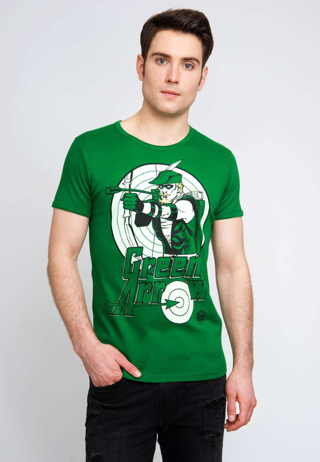 Футболка с классным принтом спереди Green Arrow