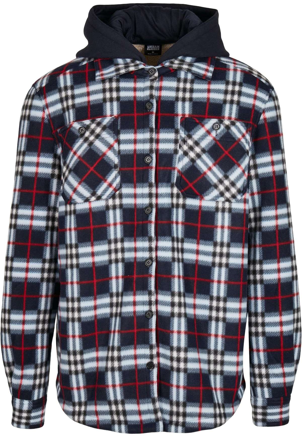Всепогодная куртка Urban Classics Herren Hooded Polar Fleece Overshirt