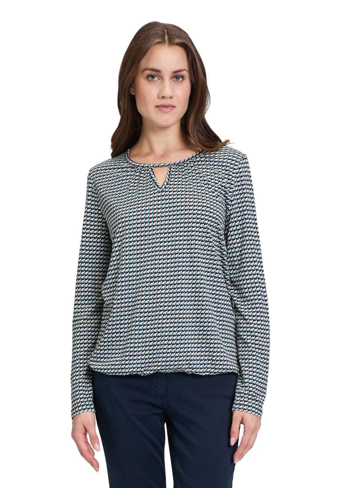 Рубашка с коротким рукавом Printshirt mit Gummizug