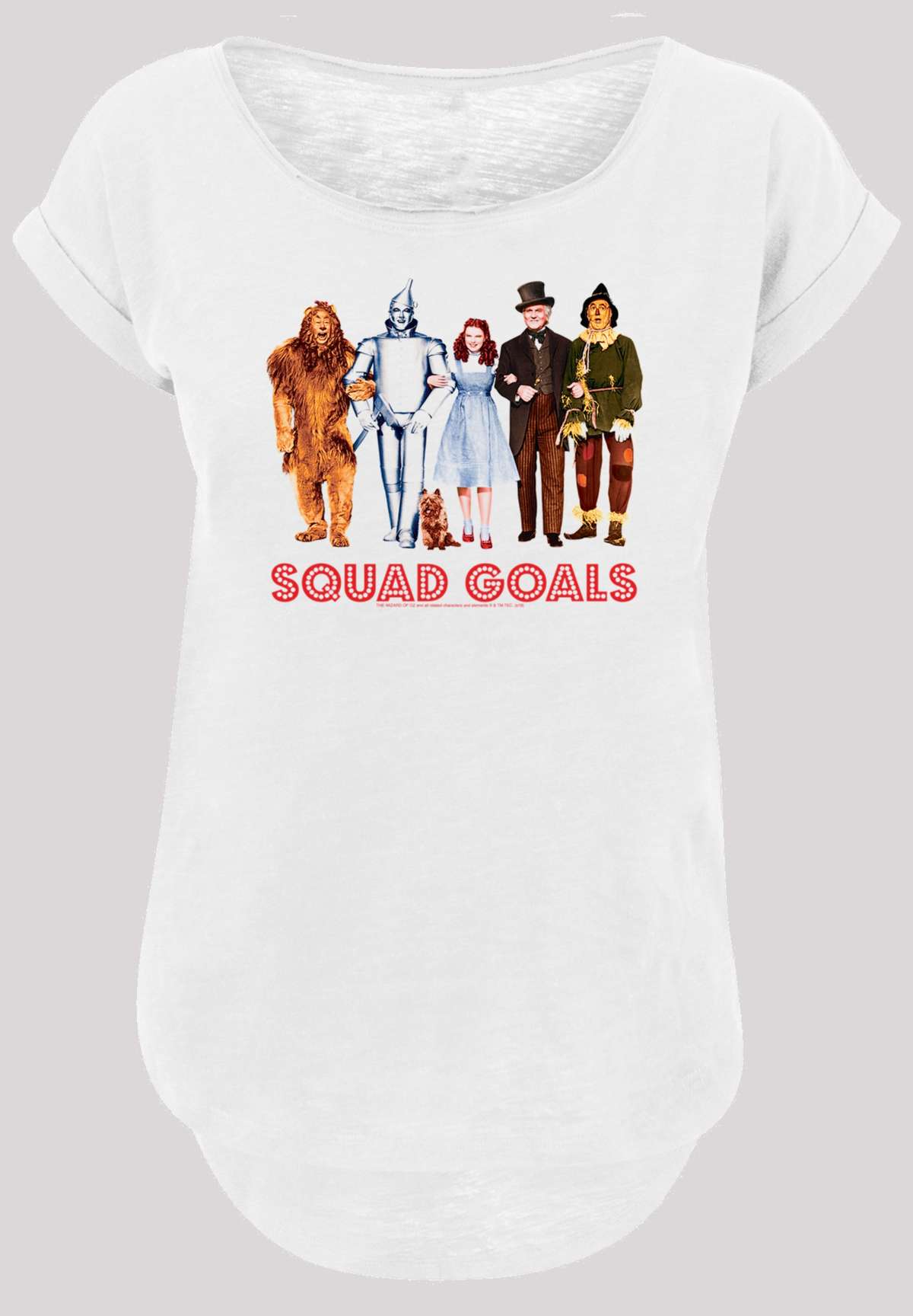 Рубашка с коротким рукавом Damen Squad Goals with Ladies Long Slub Tee