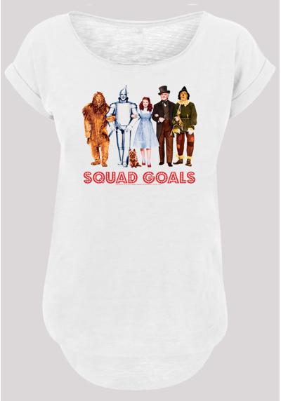 Рубашка с коротким рукавом Damen Squad Goals with Ladies Long Slub Tee