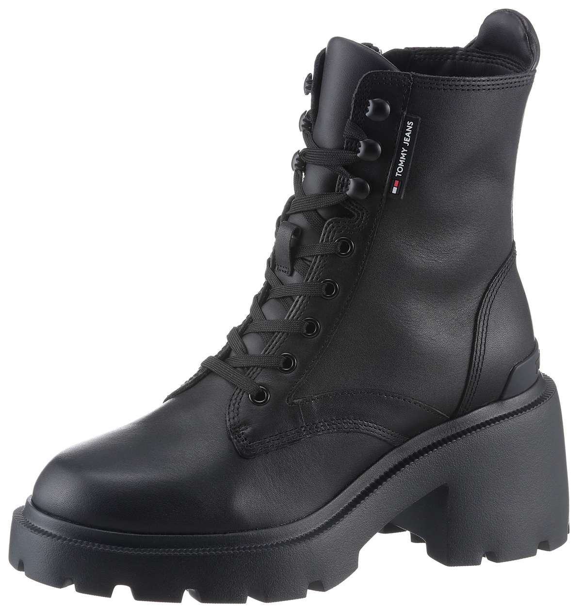Ботильоны на шнуровке TJW MID HEEL BOOT LEATHER