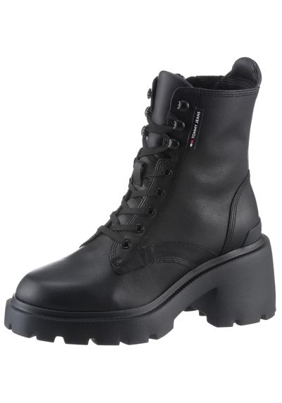 Ботильоны на шнуровке TJW MID HEEL BOOT LEATHER