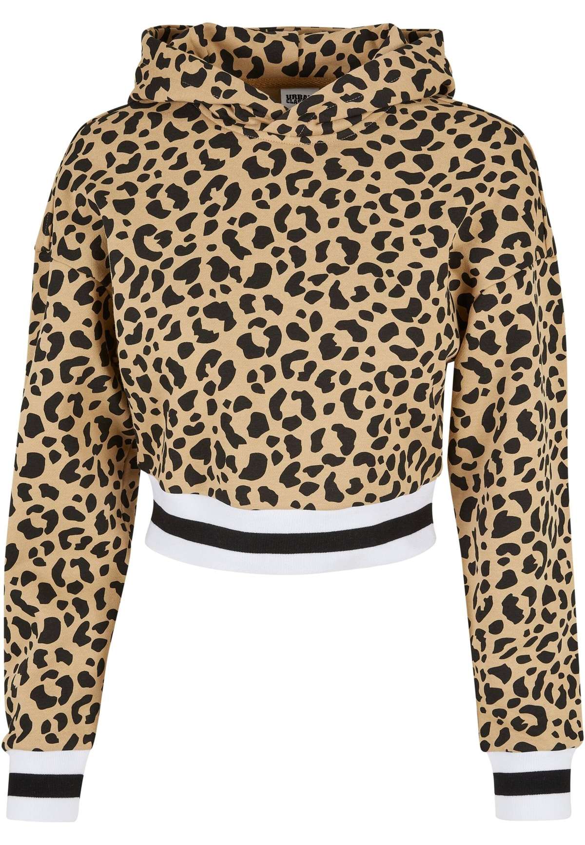 Толстовка с капюшоном Urban Classics Damen Ladies Short AOP College Hoody