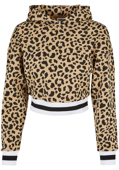Толстовка с капюшоном Urban Classics Damen Ladies Short AOP College Hoody