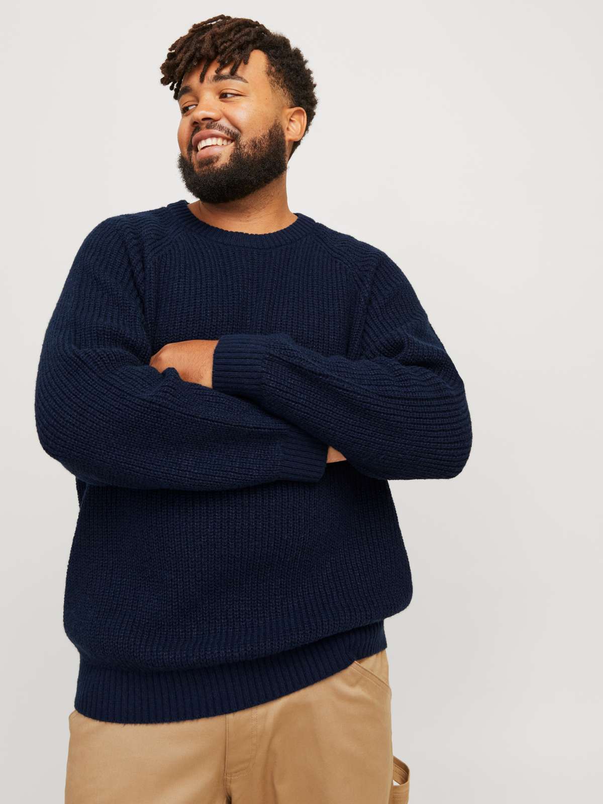 Свитер с круглым вырезом JJJONES KNIT CREW NECK PLS