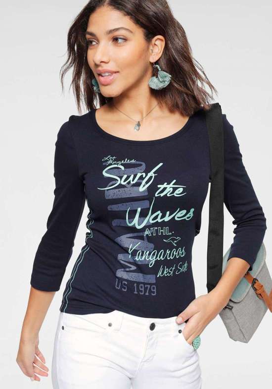 рубашка с рукавом 3/4