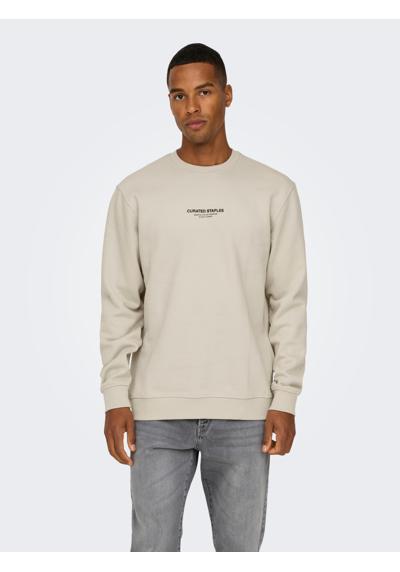 толстовка ONSCURATED REG CREW NECK SWEAT