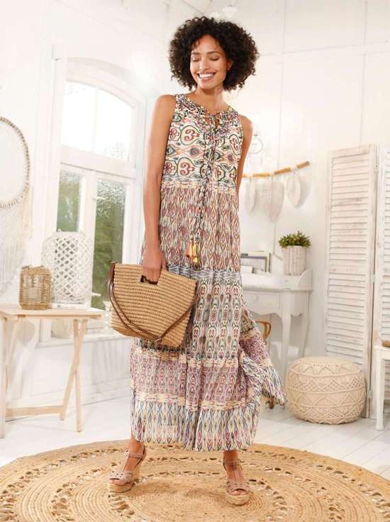 Платье макси Druck-Kleid