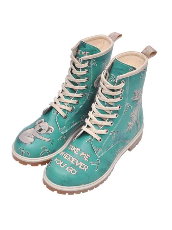 ботинки на шнуровке Damen Boots koala Vegan Damen Boots / female
