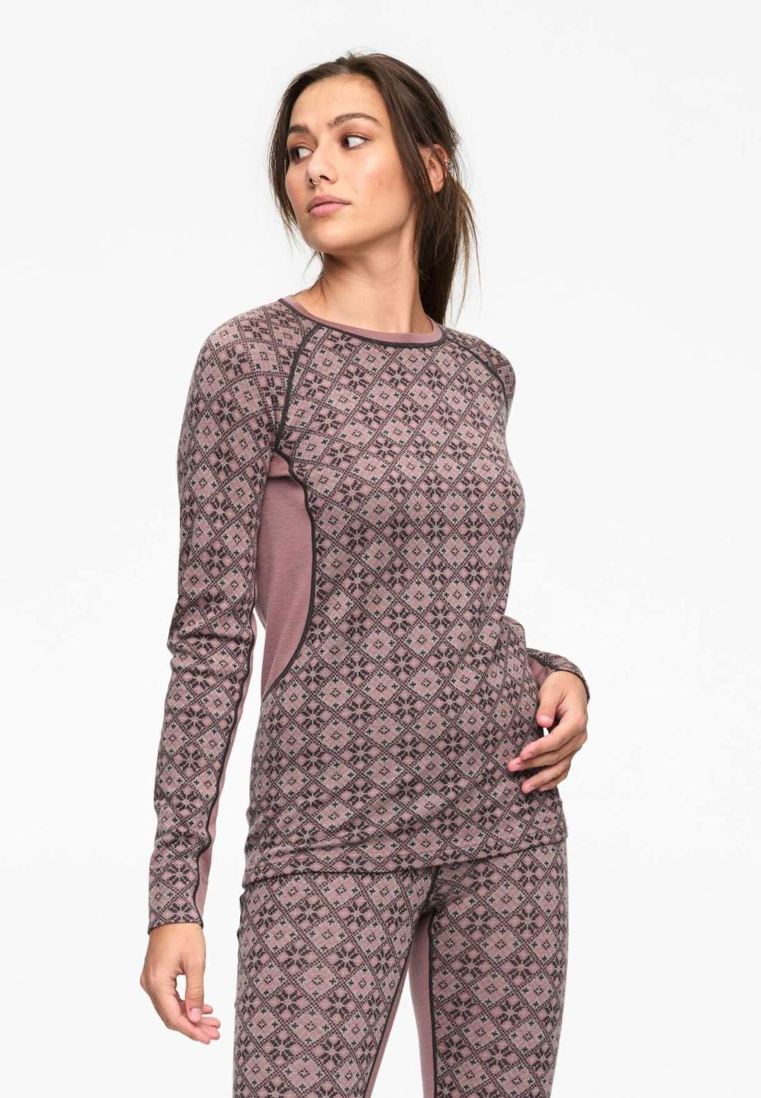 Функциональная рубашка из дышащей шерсти. Rose Light