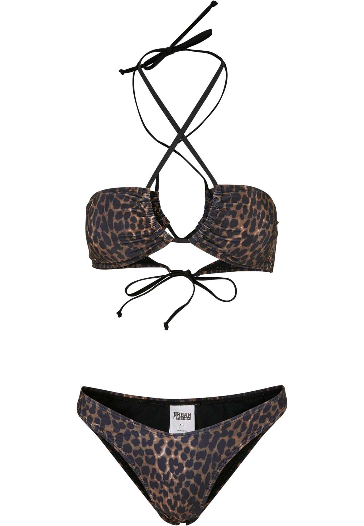 Бикини на косточках Urban Classics Damen Ladies AOP Hot V Bikini