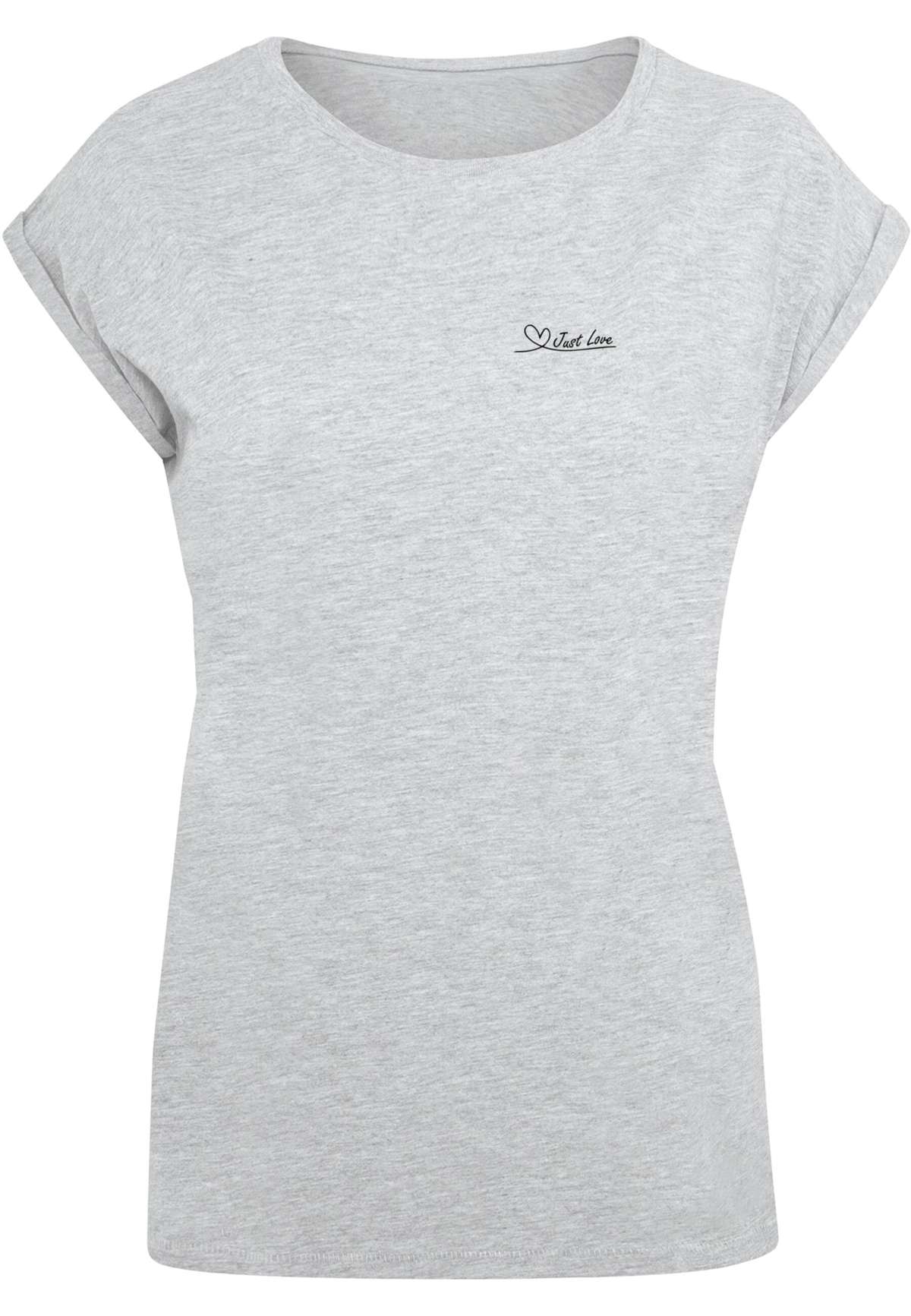 футболка Damen Ladies Just love Extended Shoulder Tee