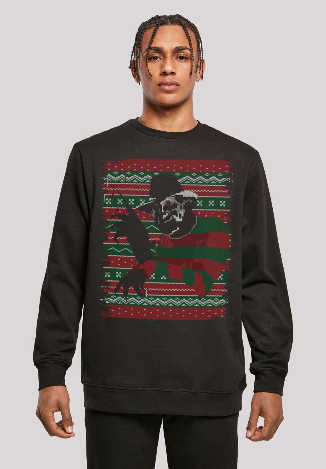 Толстовка с капюшоном Nightmare On Elm Street Christmas Fair Isle