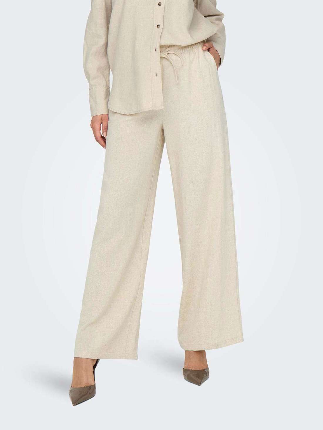 Кюлоты SAY LINEN HW WIDE PANT WVN NOOS
