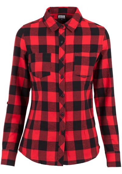 Рубашка с длинным рукавом Urban Classics Damen Ladies Turnup Checked Flanell Shirt