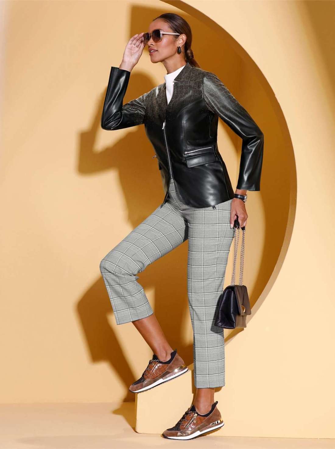 Пиджак-пиджак Lederimitat-Blazer