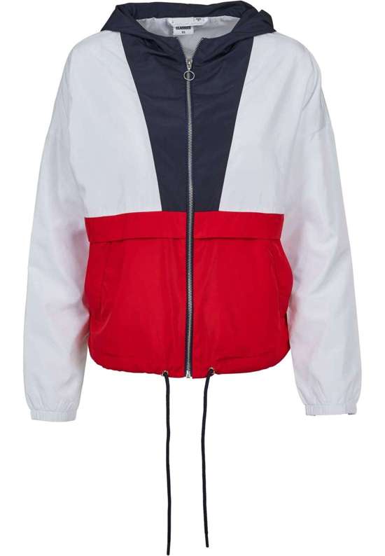 анорак Urban Classics Damen Ladies 3-Tone Oversize Windbreaker