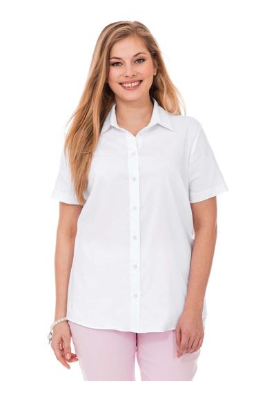 Блузка-рубашка с эластичным наполнением