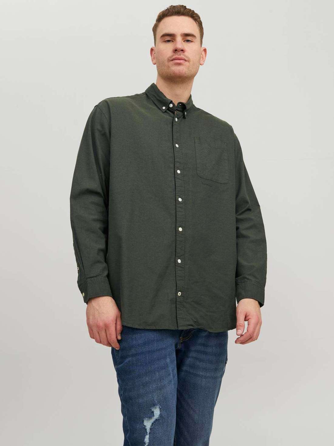 Рубашка с длинным рукавом JJ JJEOXFORD SHIRT L/S