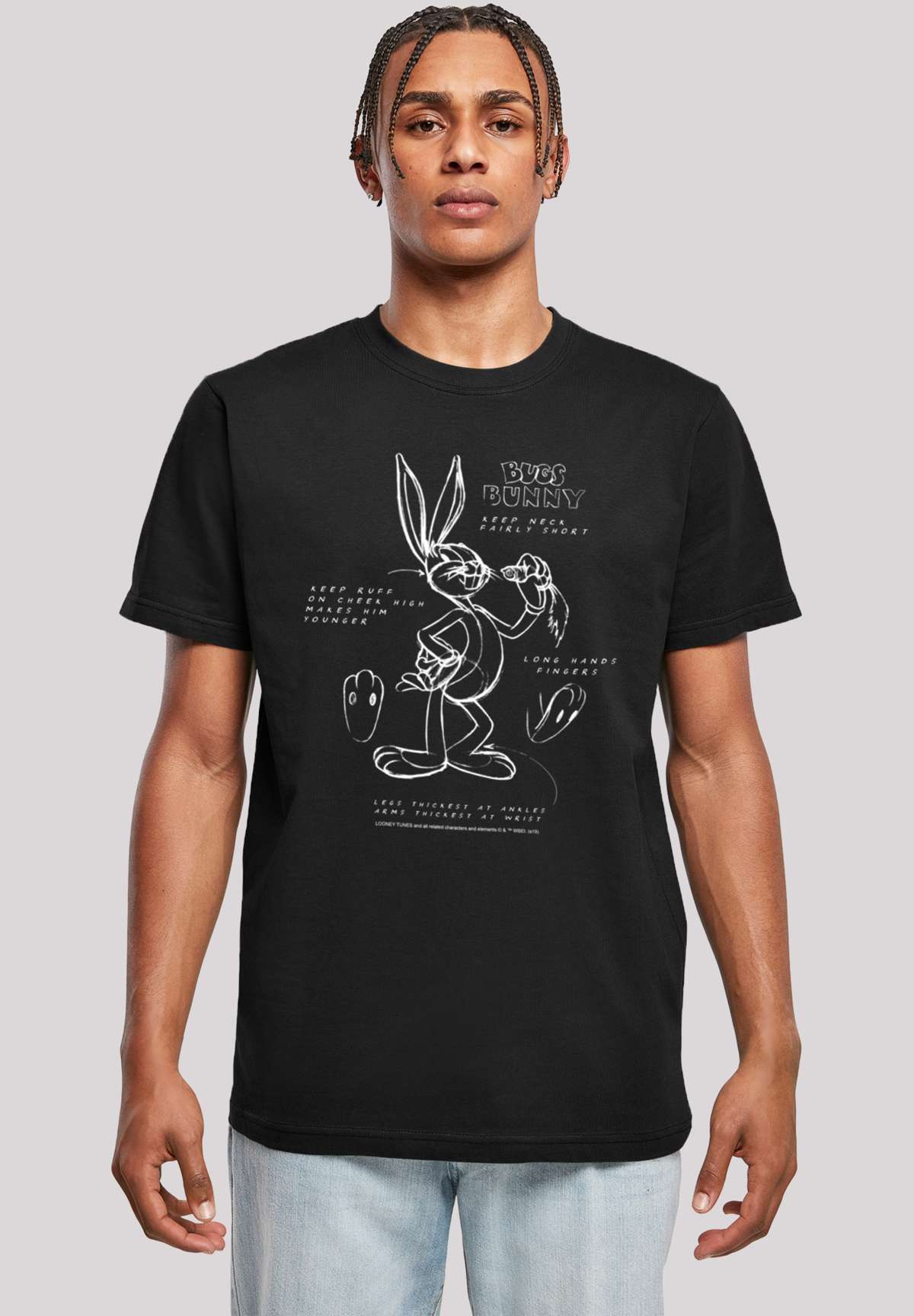футболка Looney Tunes Bugs Bunny Drawing Instruction