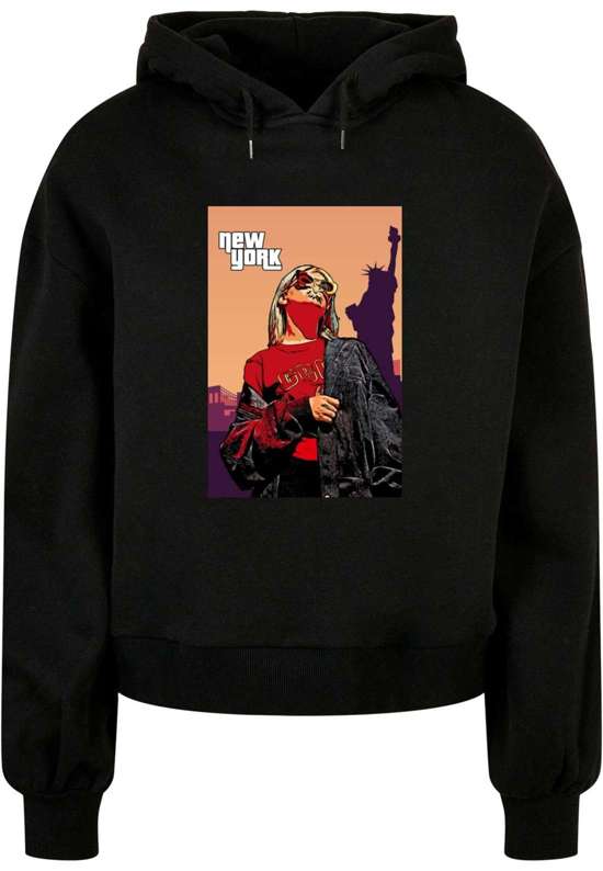 Толстовка с капюшоном Damen Laides Grand New York Organic Oversized Hoody