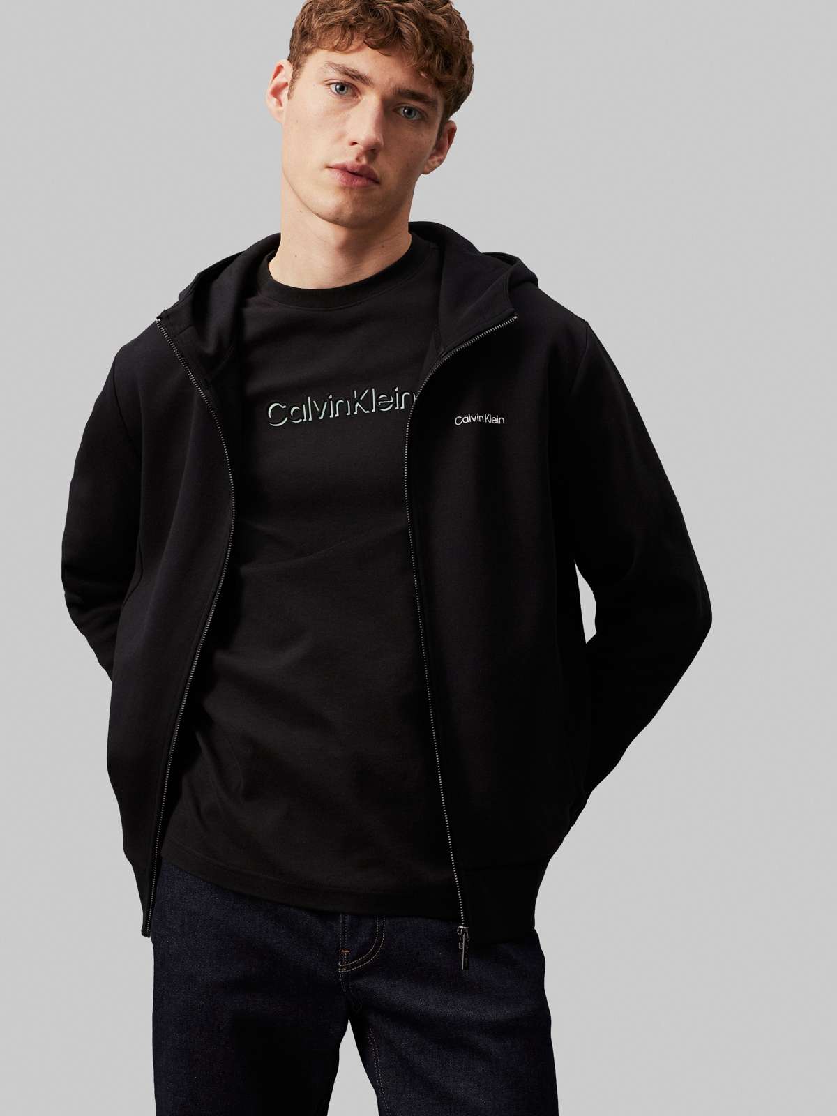 Толстовка с капюшоном MICRO LOGO REPREVE HOODIE JACKET