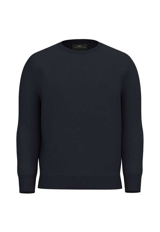 Вязаный свитер с вышивкой логотипа