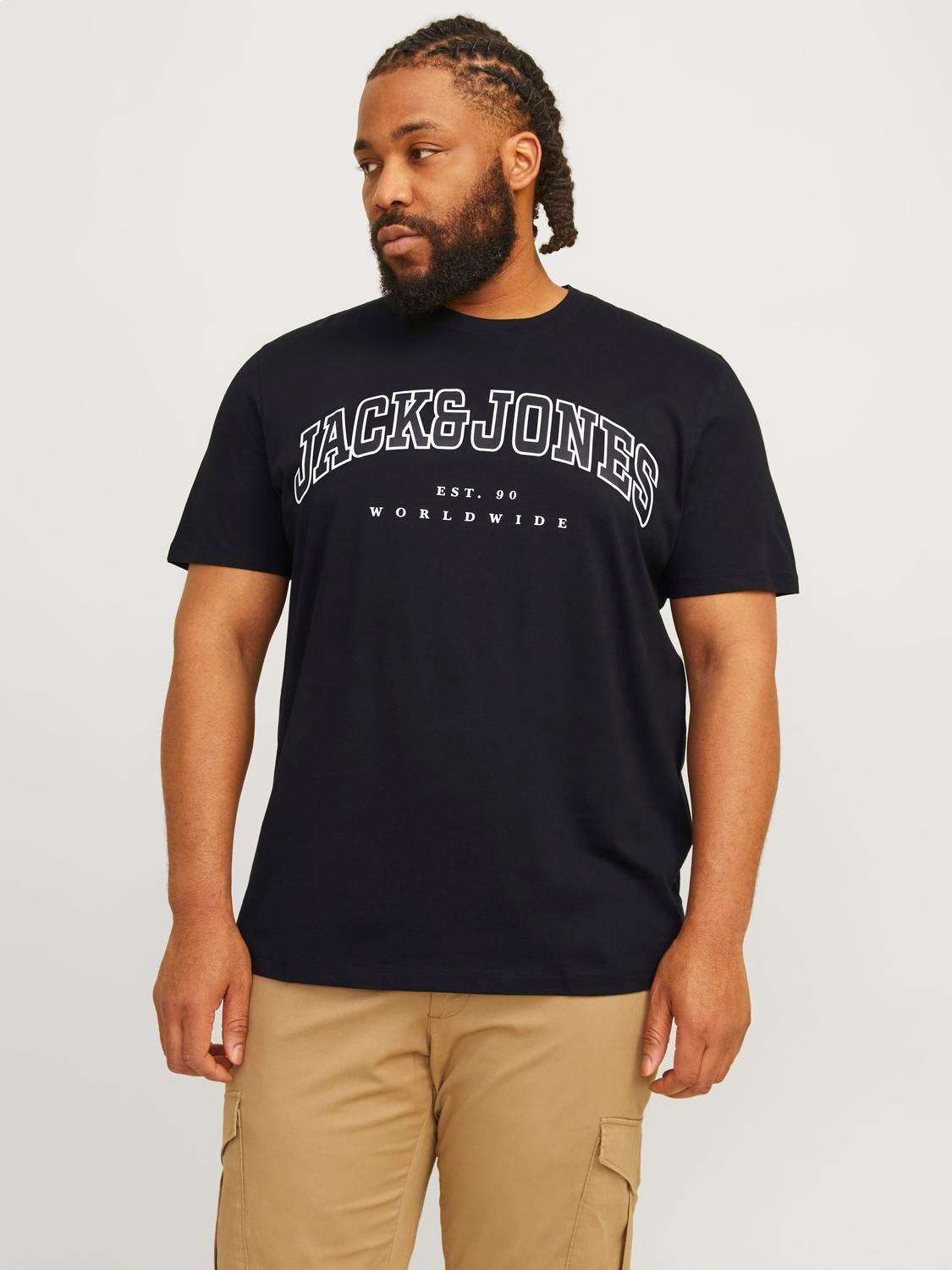 футболка JJECALEB VARSITY TEE SS O-NECK NOOS PLS