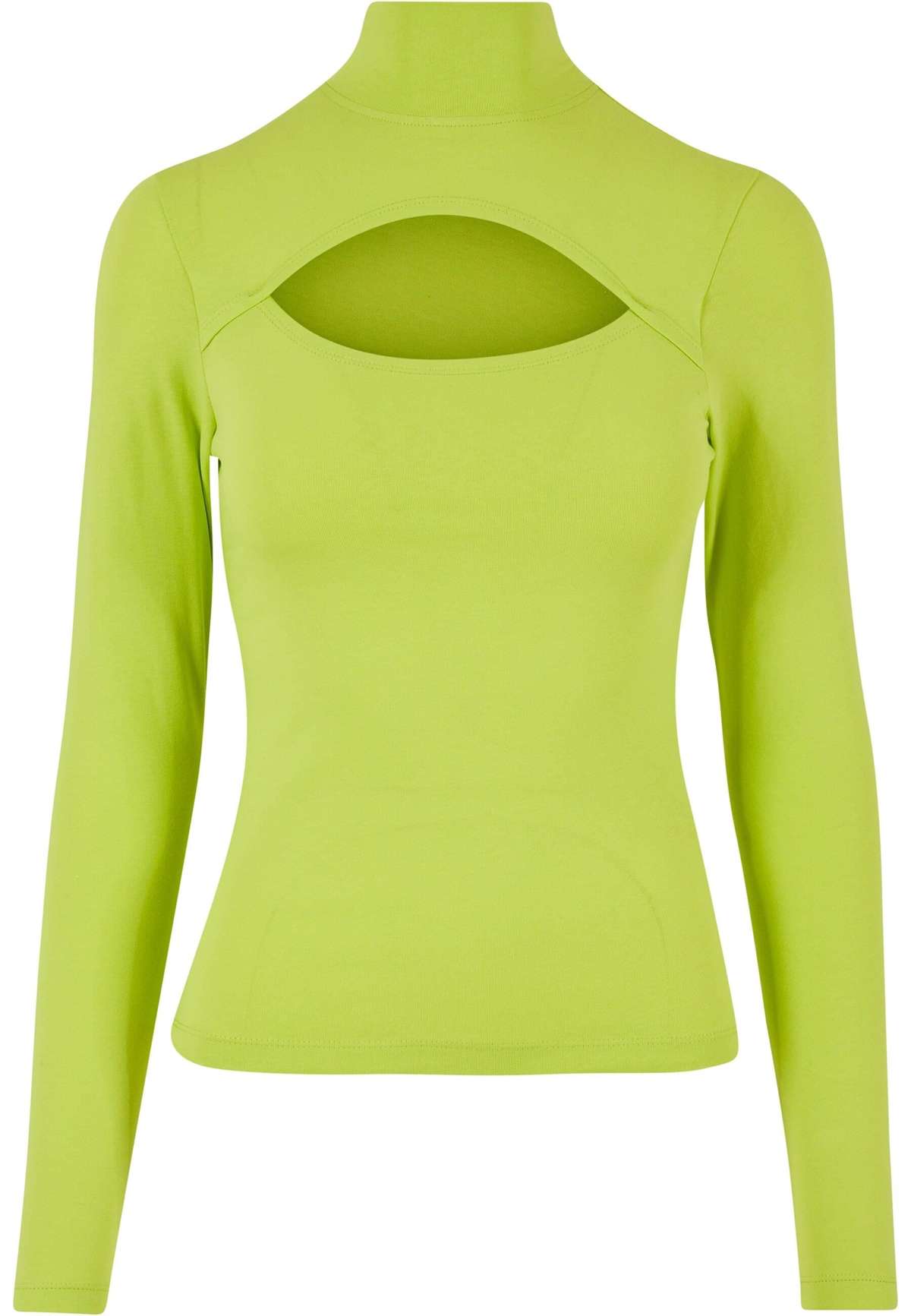 Рубашка с длинным рукавом Urban Classics Damen Ladies Cut-Out Turtleneck Longsleeve
