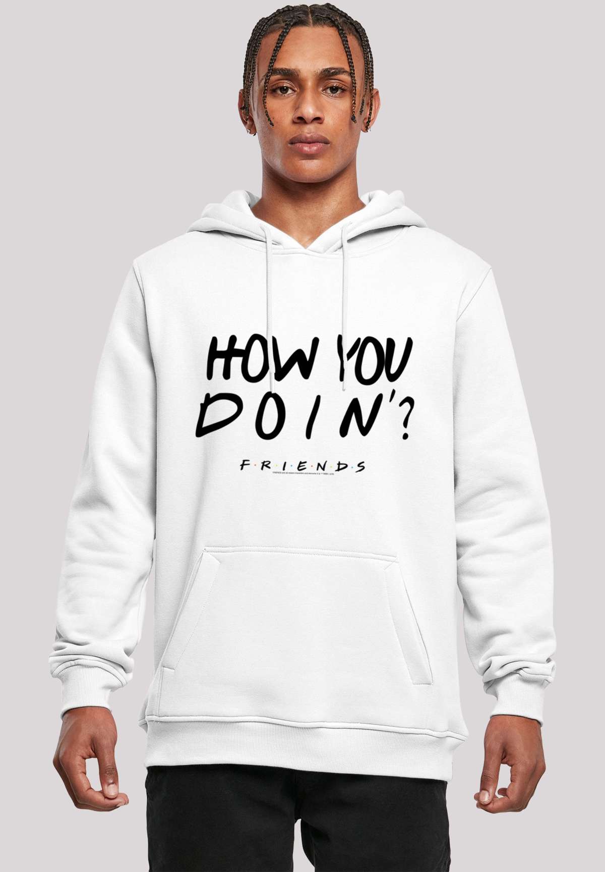 толстовка FRIENDS TV Serie How You Doin? WHT