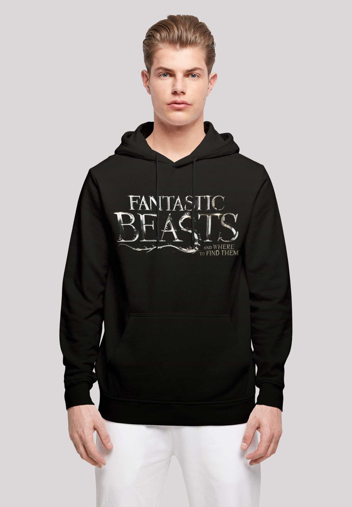 Толстовка с капюшоном Phantastische Tierwesen Fantastic Beasts Text Logo