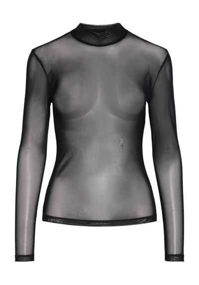 Рубашка с длинным рукавом PCNINNI LS T-NECK MESH TOP NOOS BC