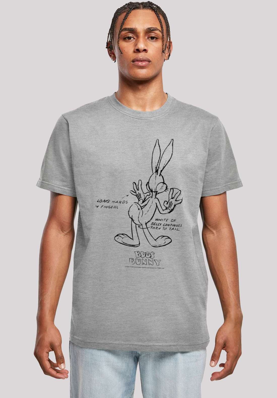 футболка Looney Tunes Bugs Bunny White Belly