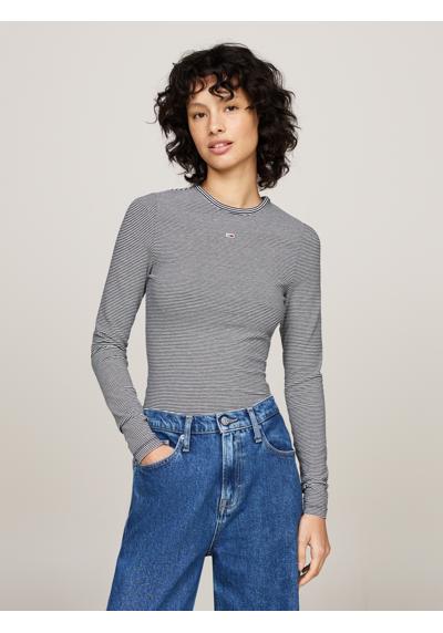 Рубашка с длинными рукавами в рубчик TJW SLIM STRIPE ESSENTIAL RIB LS