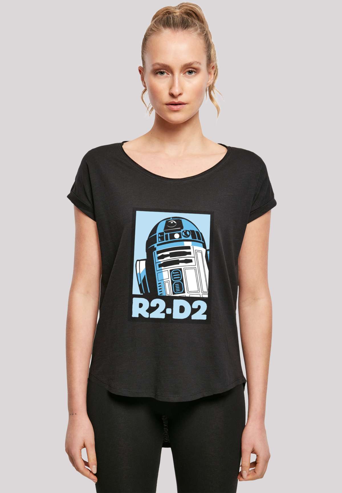 футболка Long Cut T-Shirt Star Wars R2-D2 Poster