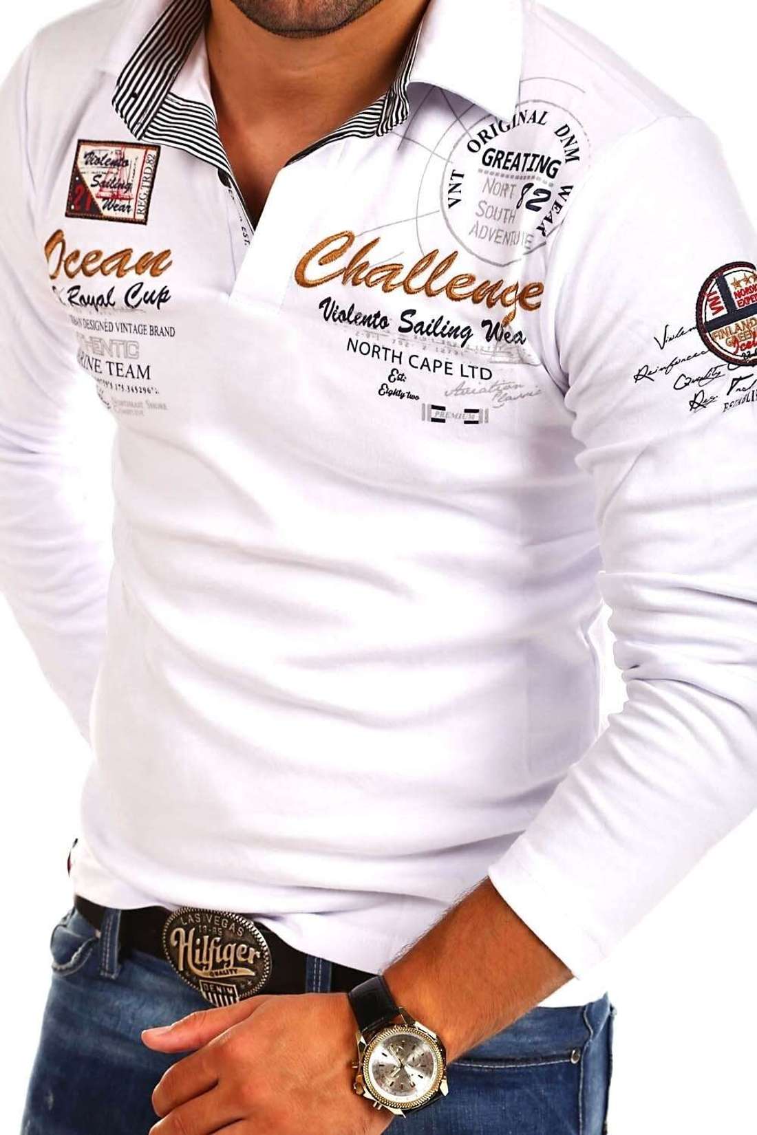 Рубашка-поло с длинными рукавами CHALLENGE L/S