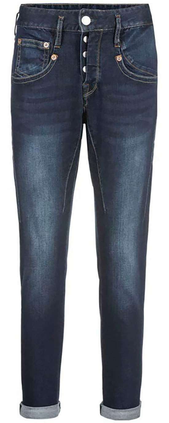 Джинсы длиной 7/8 с глубокими передними карманами. Shyra Cropped Reused Denim