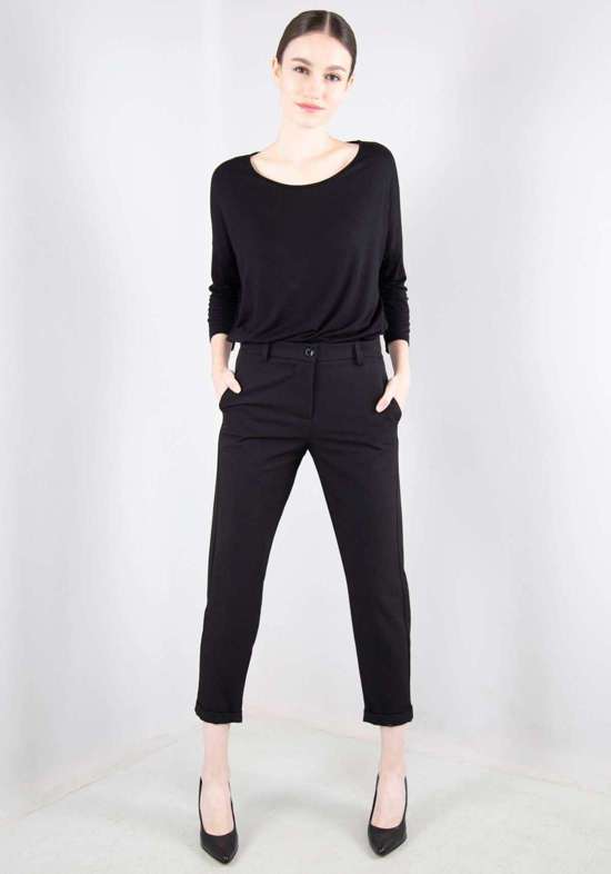 Костюмные брюки с отворотом по низу IMP-PTA9CD