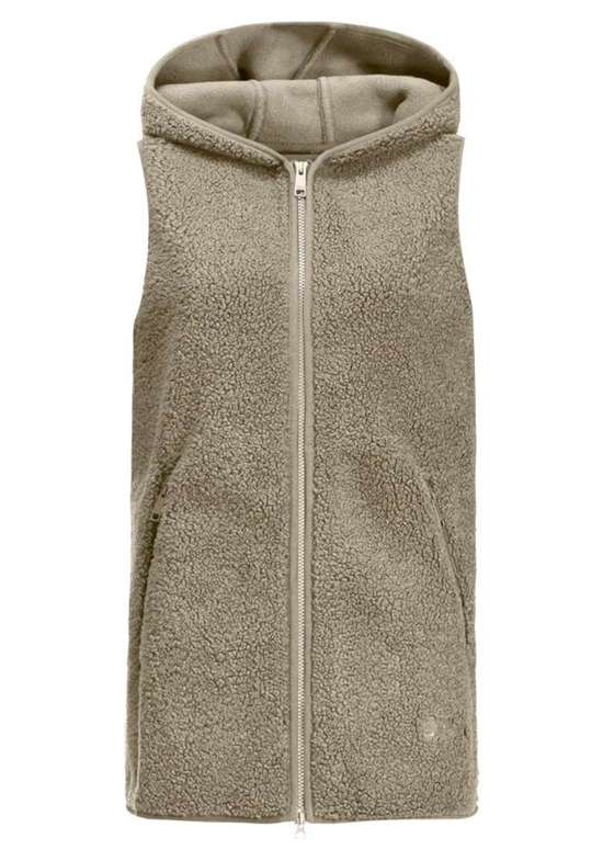 Флисовый жилет HIGH CURL LONG VEST W