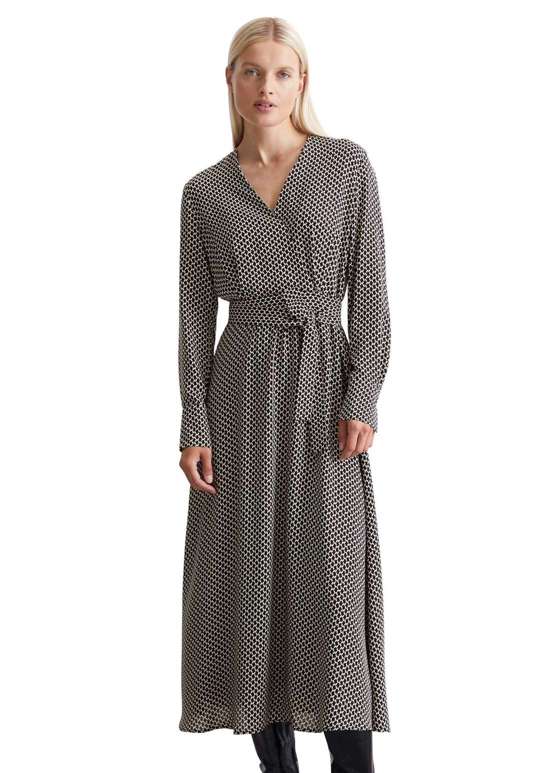 Платье с принтом aus Cupro-Viskose-Mix