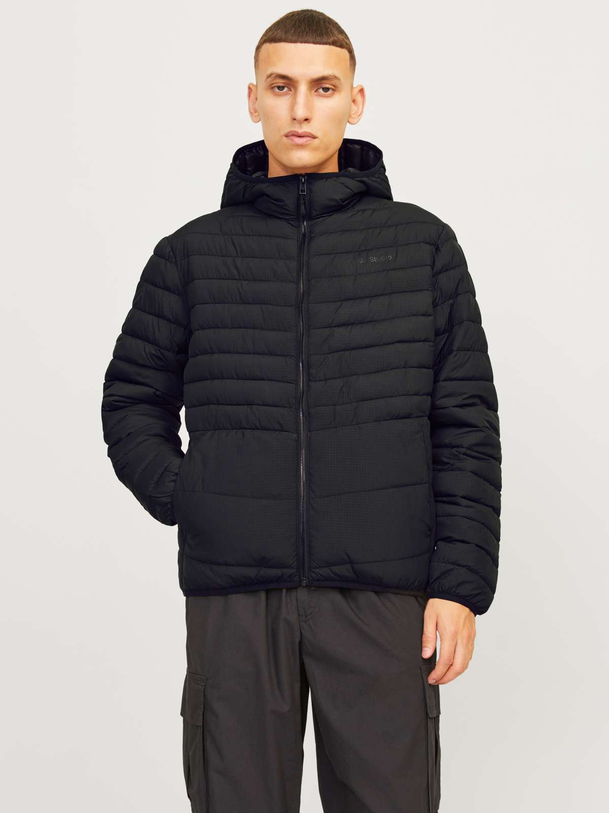 Стеганая куртка с капюшоном JJESTATE PACKABLE PUFFER HOOD NOOS