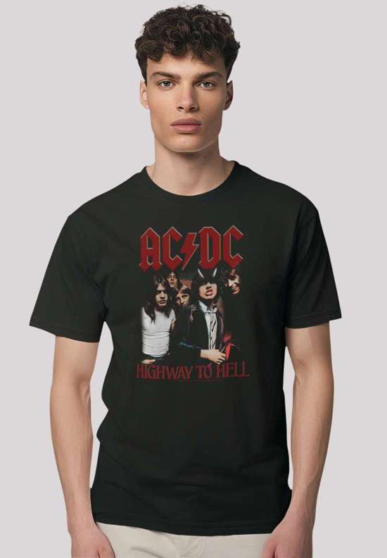 футболка AC/DC Rock Musik Band Highway To Hell