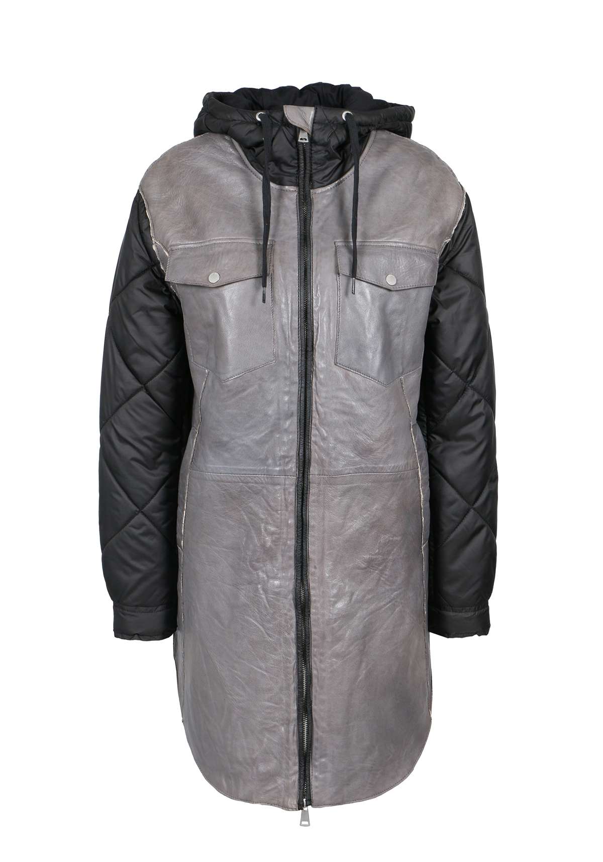 Кожаное пальто Alpin Parka-FN